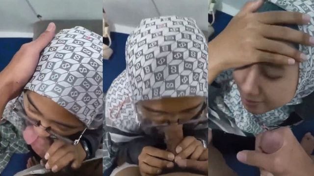Bokep Indo Hijab Cantik Nyepong Waktu Jam Istirahat sampe Crot di Muka